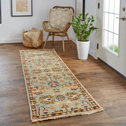 Irie Gray and Gold Rug by BD Fine Roomscene Image 1