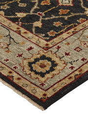 Irie Hand Knotted Black and Gold Rug by BD Fine Corner Image 1