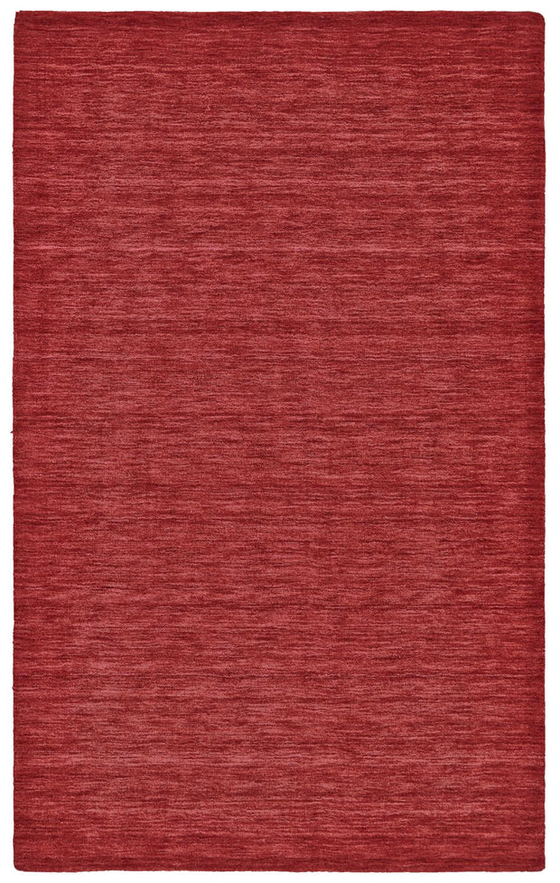 Celano Hand Woven Deep and Bright Red Rug by BD Fine Flatshot Image 1