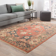 Azra Floral Rug in Phantom & Muted Clay design by Artemis for Jaipur design by Jaipur Living