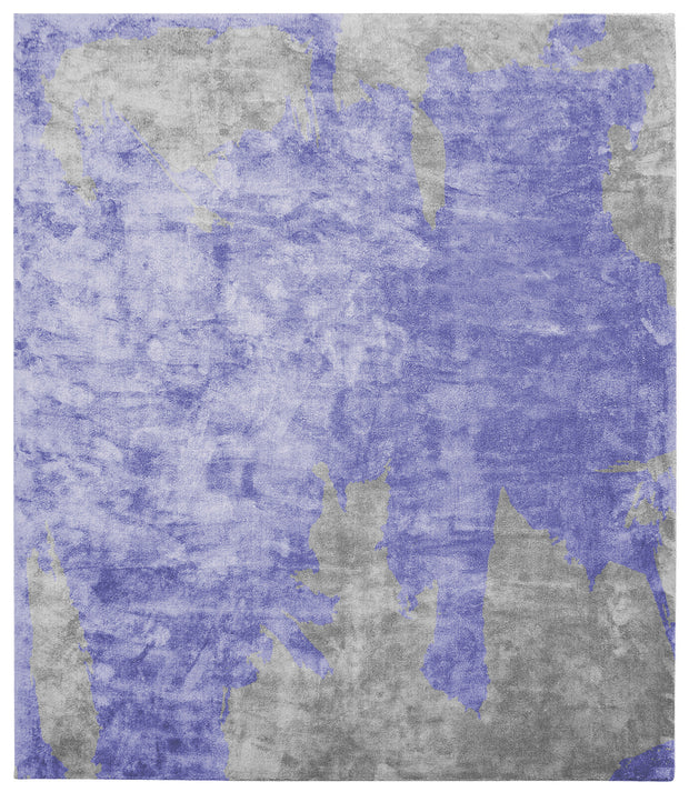 Action Caccia Hand Knotted Rug in Purple design by Second Studio