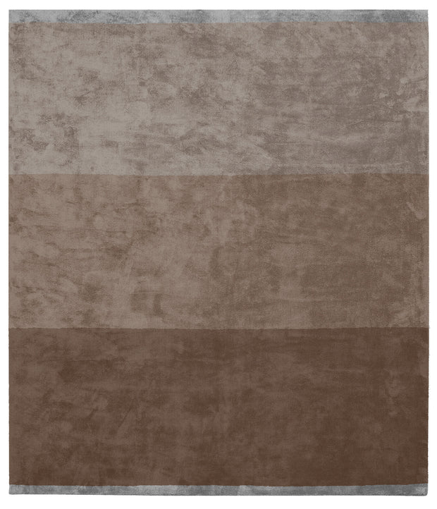 Byred Yama Hand Knotted Rug in Brown design by Second Studio