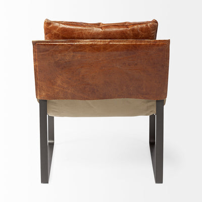 product image for Hornet Leather Accent Chair Mercana Mer 67602 8 34