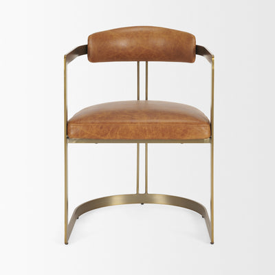 product image for Hollyfield Leather Dining Chair Mercana Mer 50414 4 31