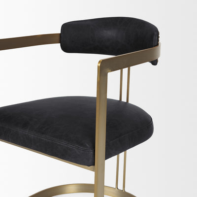 product image for Hollyfield Leather Dining Chair Mercana Mer 50414 15 60