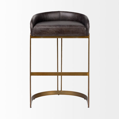 product image for Hollyfield Leather Seat Bar Counter Stool Mercana Mer 67079 7 29