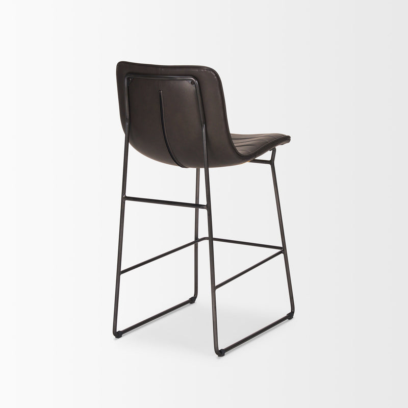 media image for Meritt Leather Seat Bar Counter Stool Mercana Mer 67609 9 241