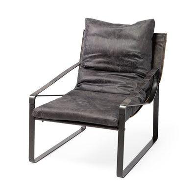 product image of Hornet Leather Accent Chair Mercana Mer 67602 1 589