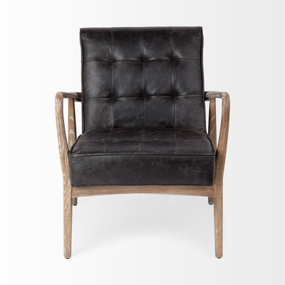 product image for Phineas Leather Accent Chair Mercana Mer 67687 2 27