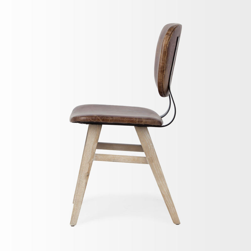 media image for Haden Leather Dining Chair Mercana Mer 67516 3 227