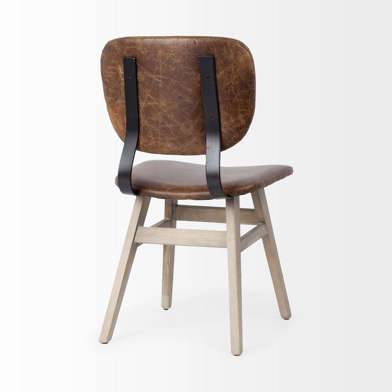 media image for Haden Leather Dining Chair Mercana Mer 67516 5 290