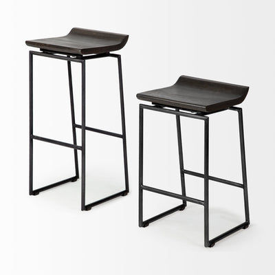 product image for Givens Wood Seat Bar Counter Stool Mercana Mer 69554 46 46