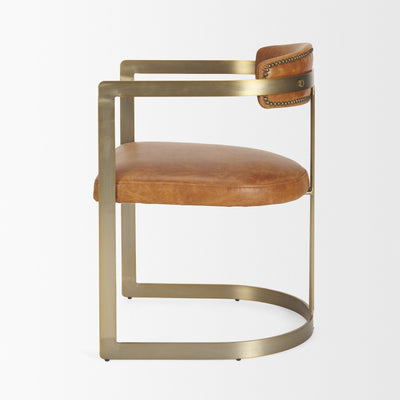 product image for Hollyfield Leather Dining Chair Mercana Mer 50414 6 67