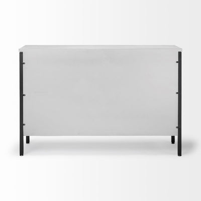 product image for Savannah Gray Accent Cabinet 3 Door Mercana Mer 68268 4 60