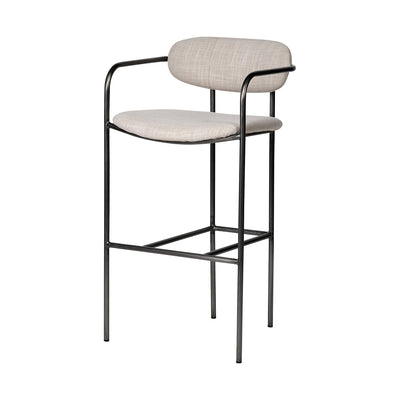 product image for Parker Upholstered Seat Bar Counter Stool Mercana Mer 68561 4 91