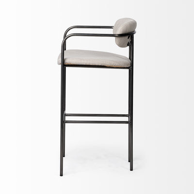product image for Parker Upholstered Seat Bar Counter Stool Mercana Mer 68561 16 26