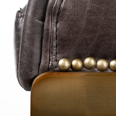 product image for Hollyfield Leather Seat Bar Counter Stool Mercana Mer 67079 23 25