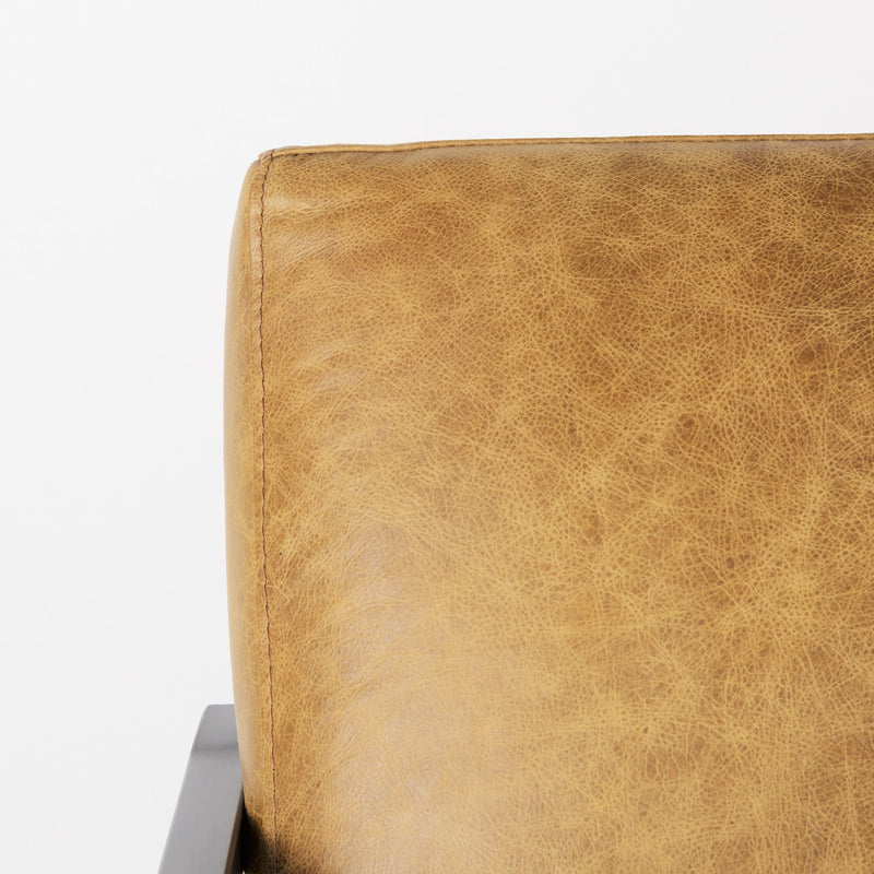 media image for Armelle Leather Accent Chair Mercana Mer 67083 9 290