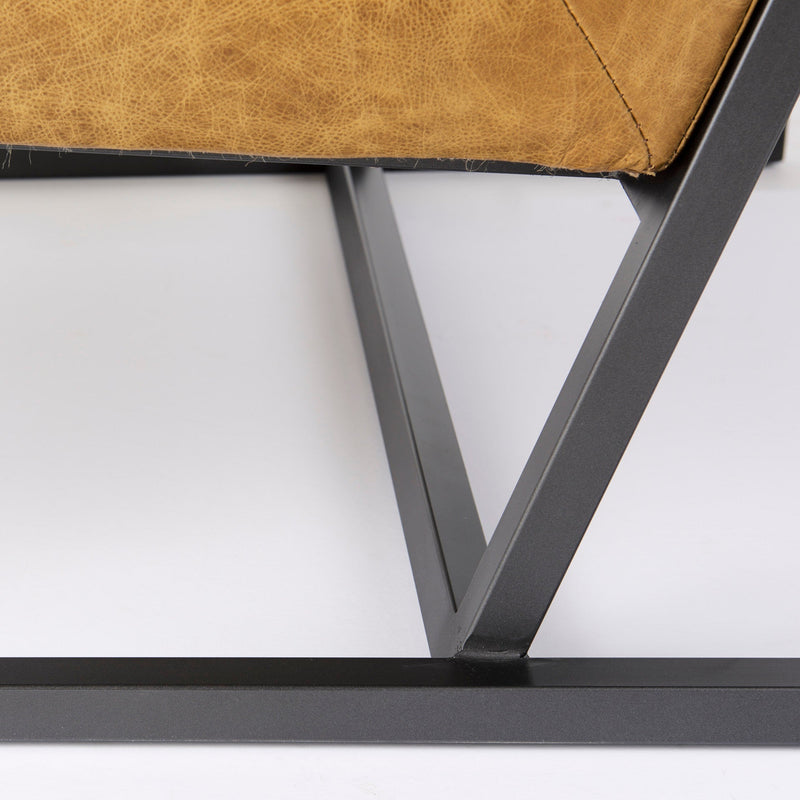 media image for Armelle Leather Accent Chair Mercana Mer 67083 12 261