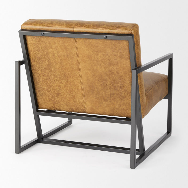 media image for Armelle Leather Accent Chair Mercana Mer 67083 8 236