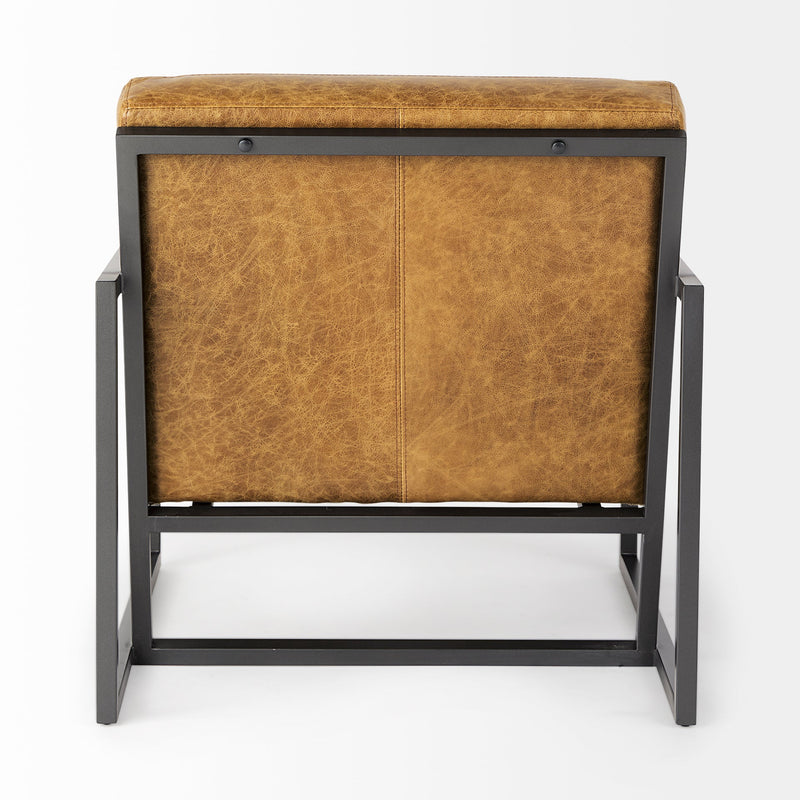 media image for Armelle Leather Accent Chair Mercana Mer 67083 7 275