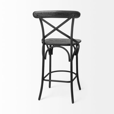 product image for Etienne Wood Seat Bar Counter Stool Mercana Mer 68513 18 33