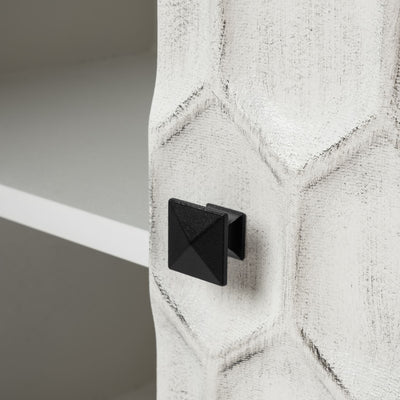 product image for Savannah Gray Accent Cabinet 2 Door Mercana Mer 68267 7 99