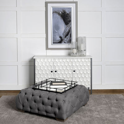 product image for Savannah Gray Accent Cabinet 2 Door Mercana Mer 68267 10 0