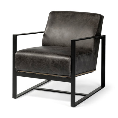 product image of Stamford Leather Accent Chair Mercana Mer 68759 1 559
