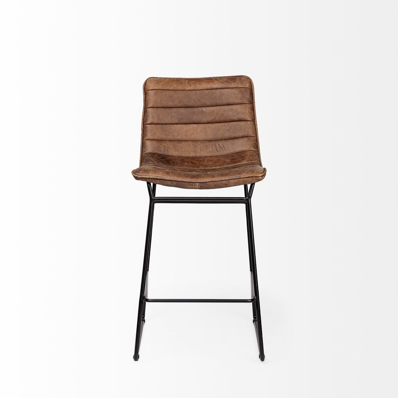 media image for Meritt Leather Seat Bar Counter Stool Mercana Mer 67609 4 220