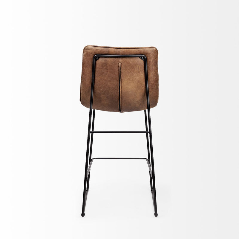 media image for Meritt Leather Seat Bar Counter Stool Mercana Mer 67609 8 218