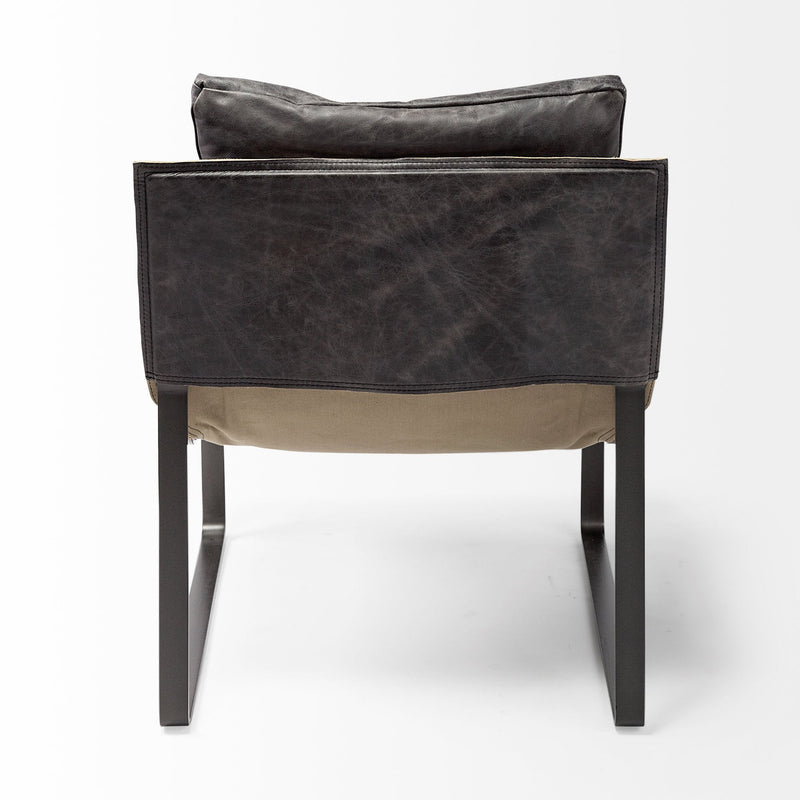 media image for Hornet Leather Accent Chair Mercana Mer 67602 7 299