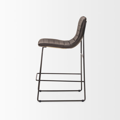 product image for Meritt Leather Seat Bar Counter Stool Mercana Mer 67609 5 85