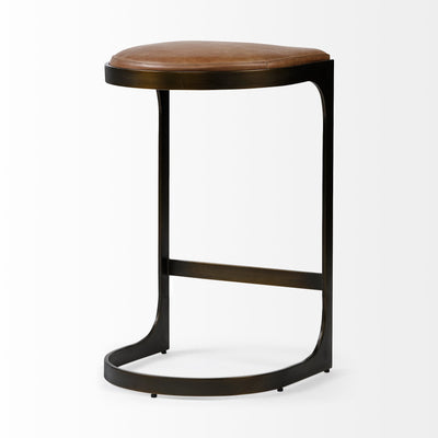 product image for Tyson Leather Seat Bar Counter Stool Mercana Mer 69267 13 26