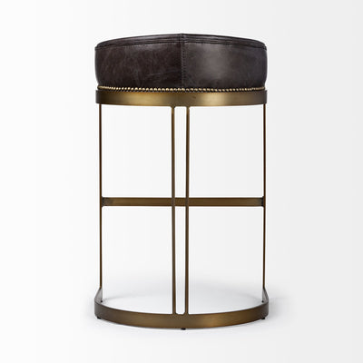 product image for Hollyfield Leather Seat Bar Counter Stool Mercana Mer 67079 15 96
