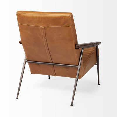 product image for Grosjean Leather Accent Chair Mercana Mer 70681 9 93