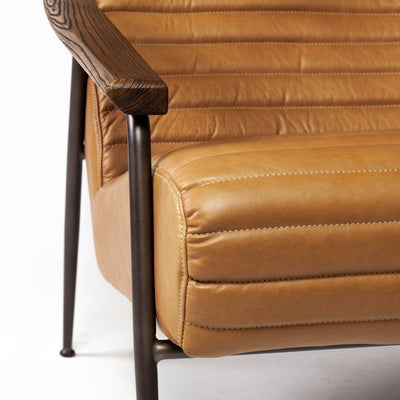 product image for Grosjean Leather Accent Chair Mercana Mer 70681 13 92