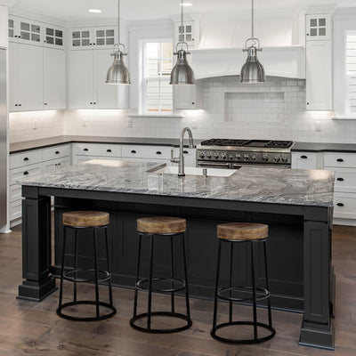 product image for Flynn Bar Wood Seat Stool Series Mercana Mer 50467 4 85