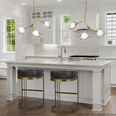 product image for Hollyfield Leather Seat Bar Counter Stool Mercana Mer 67079 27 87