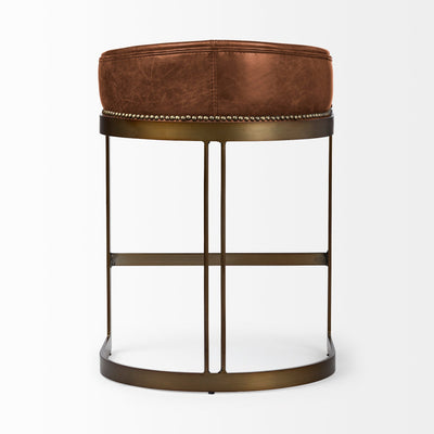 product image for Hollyfield Leather Seat Bar Counter Stool Mercana Mer 67079 14 74