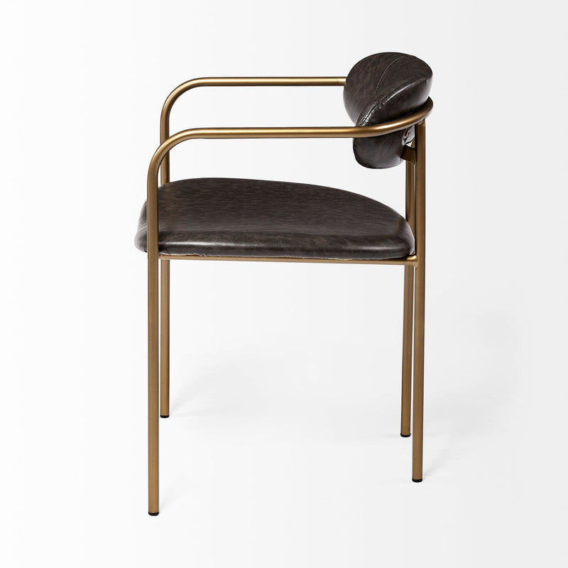 media image for Parker Leather Dining Chair Mercana Mer 70779 4 257