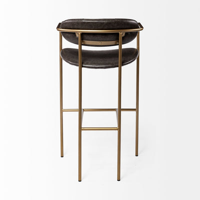product image for Parker Leather Seat Bar Counter Stool Mercana Mer 70780 12 55