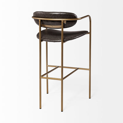 product image for Parker Leather Seat Bar Counter Stool Mercana Mer 70780 15 14