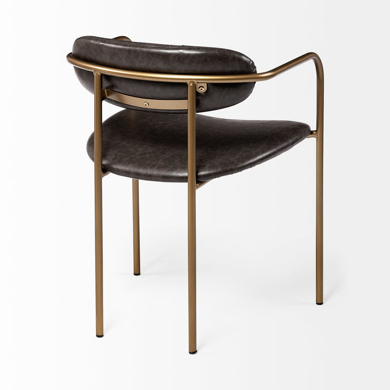 media image for Parker Leather Dining Chair Mercana Mer 70779 8 265