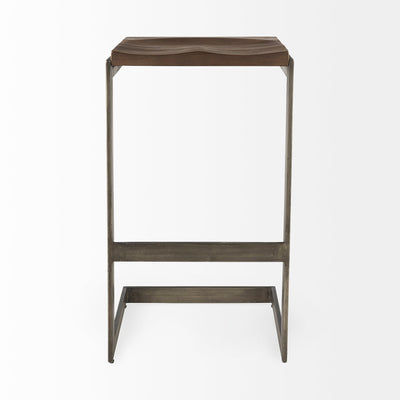product image for Kiran Wood Seat Bar Counter Stool Mercana Mer 69175 32 10