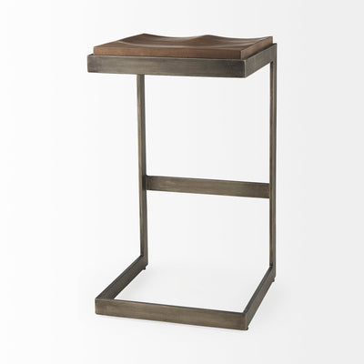 product image for Kiran Wood Seat Bar Counter Stool Mercana Mer 69175 16 13