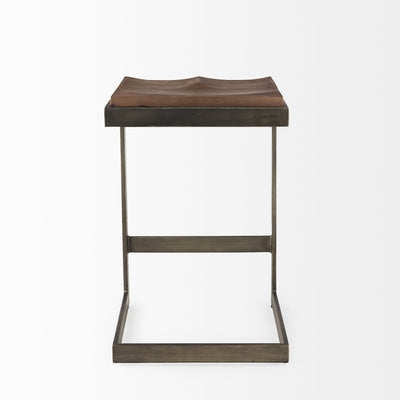 product image for Kiran Wood Seat Bar Counter Stool Mercana Mer 69175 10 35