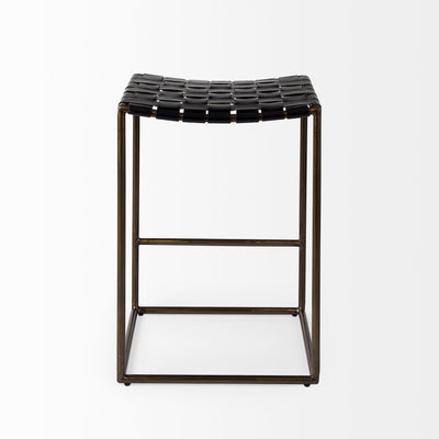 product image for Clarissa Leather Seat Bar Counter Stool Mercana Mer 69392 9 60