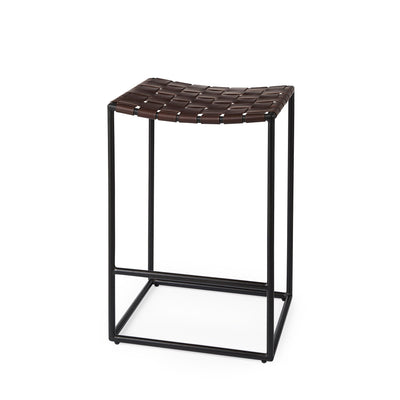 product image for Clarissa Leather Seat Bar Counter Stool Mercana Mer 69392 2 33