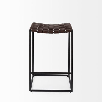 product image for Clarissa Leather Seat Bar Counter Stool Mercana Mer 69392 6 82
